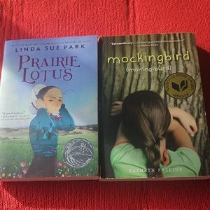 Prairie Lotus and Mockingbird Books. Qty 2.